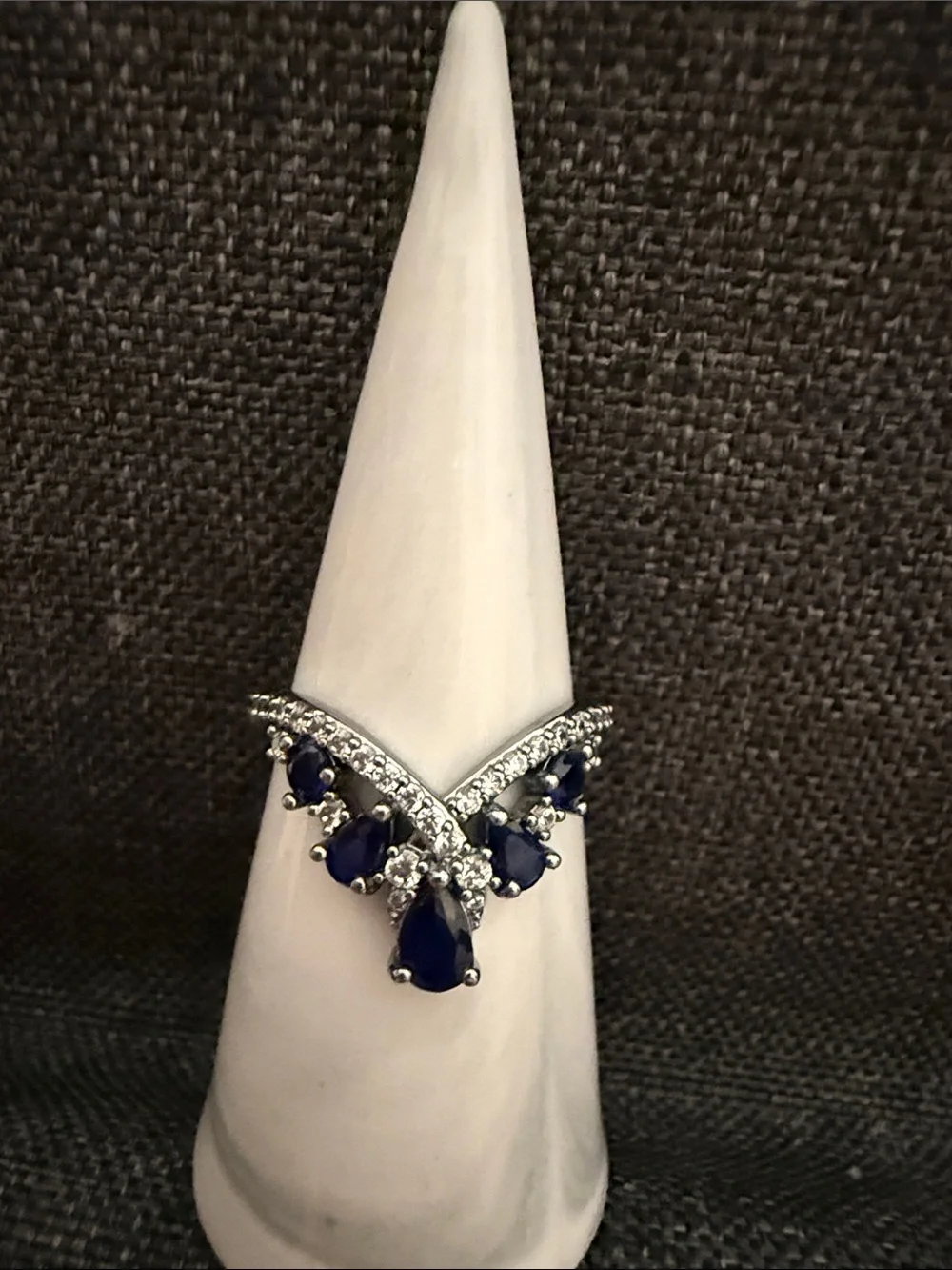 Bomb party OG rhodium Size 9 ring